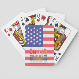 Baraja De Cartas "United Hope Strong Nation."