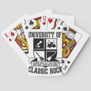 Baraja De Cartas Universidad de la roca clásica