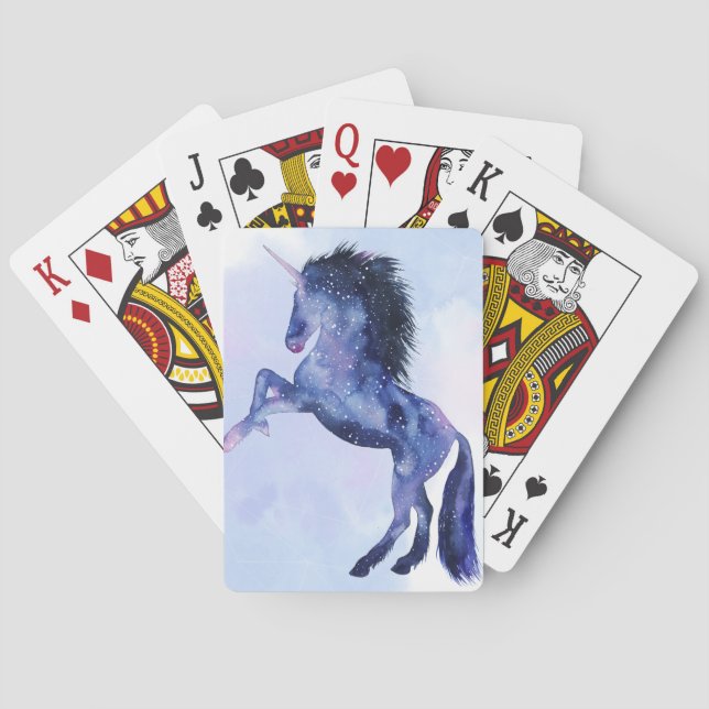 Baraja De Cartas Universo de Unicornio - Cósmico (Reverso)