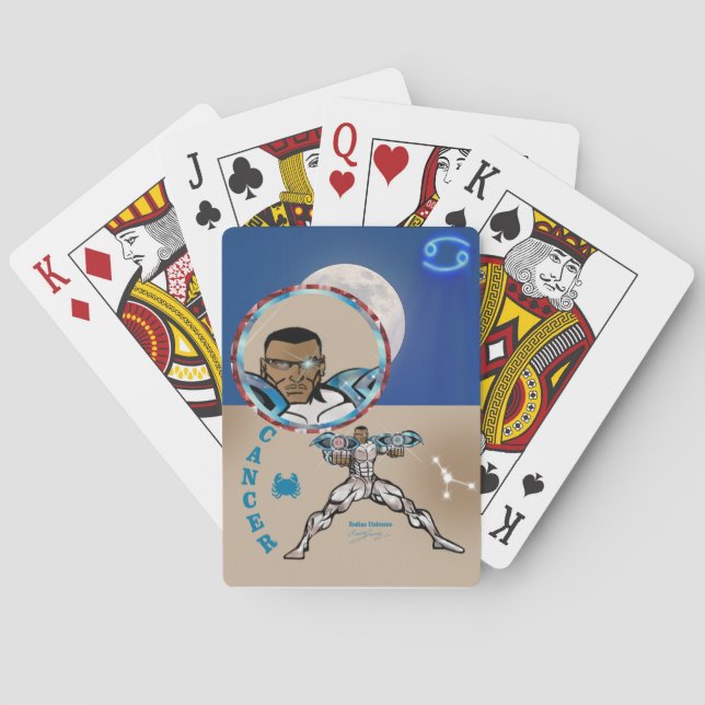 Baraja De Cartas Universo zodiaco - Cáncer - Tarjetas de reproducci (Reverso)