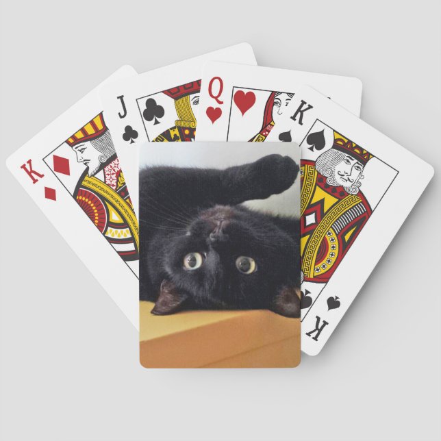 Baraja De Cartas Upside Down Black Cat Classic Playing Cards (Reverso)