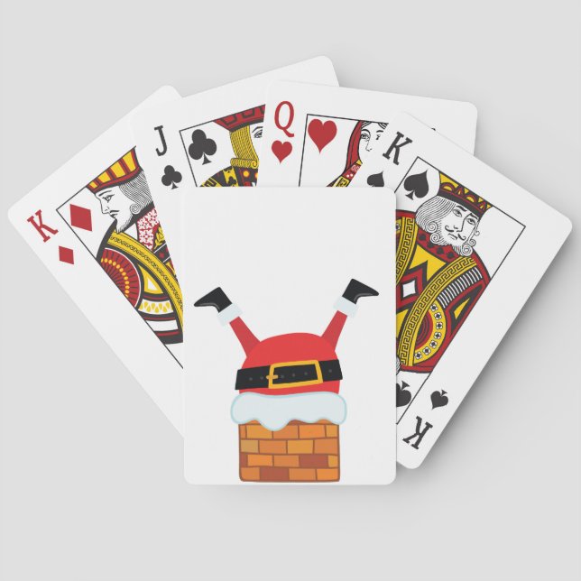 Baraja De Cartas Upside Down Santa (Reverso)