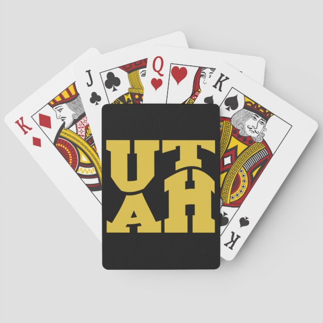 Baraja De Cartas Utah (Reverso)