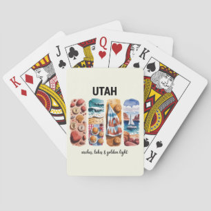 Baraja De Cartas Utah - Arcos, lagos y luz dorada