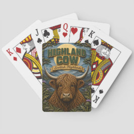 Baraja De Cartas Vaca Highland Highlands Escoceses POPCUT