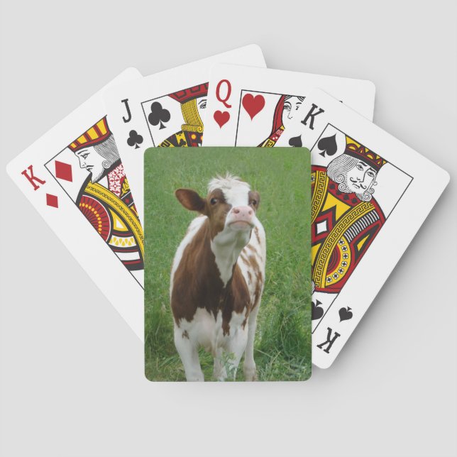 Baraja De Cartas Vaca lechera en la granja (Reverso)
