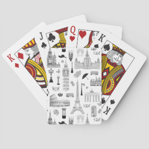 Baraja De Cartas Vacaciones en el modelo de Europa
