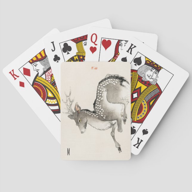 Baraja De Cartas Vacaciones personalizadas de elcho vintage (Reverso)