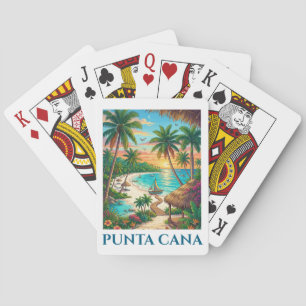 Baraja De Cartas Vacaciones Vintage Punta Cana República Dominicana