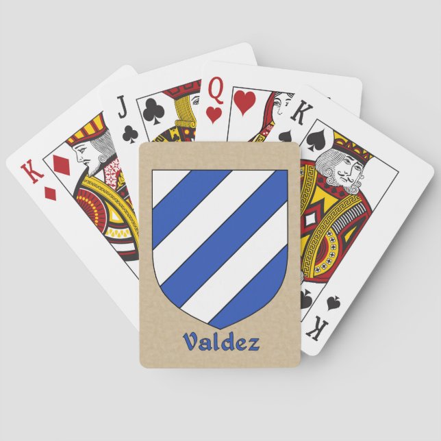 Baraja De Cartas Valdez Heraldic Shield (Reverso)