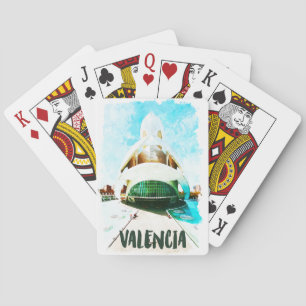 Baraja De Cartas Valencia España Palau de les Arts Reina Sofía