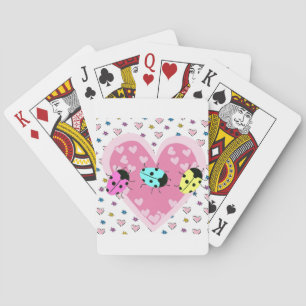 BARAJA DE CARTAS VALENTINE LADYBUGS