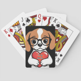 Baraja De Cartas Valentine Puppy