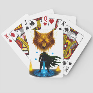 Baraja De Cartas Valiente Caballero Listo para la Batalla