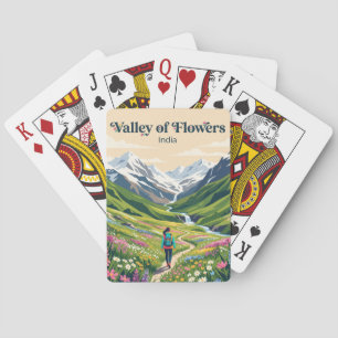 Baraja De Cartas Valle de las Flores Parque Nacional India