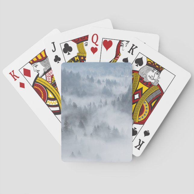 Baraja De Cartas Valle del Bosque Misty (Reverso)