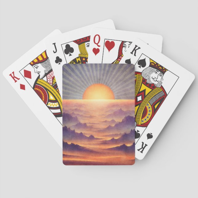 Baraja De Cartas Valle del Sol (Reverso)