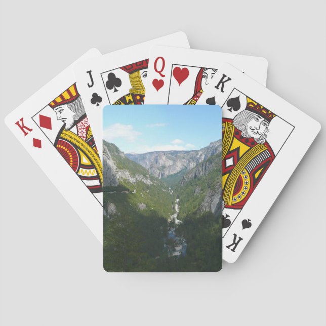Baraja De Cartas Valle Yosemite en el Parque Nacional Yosemite (Reverso)