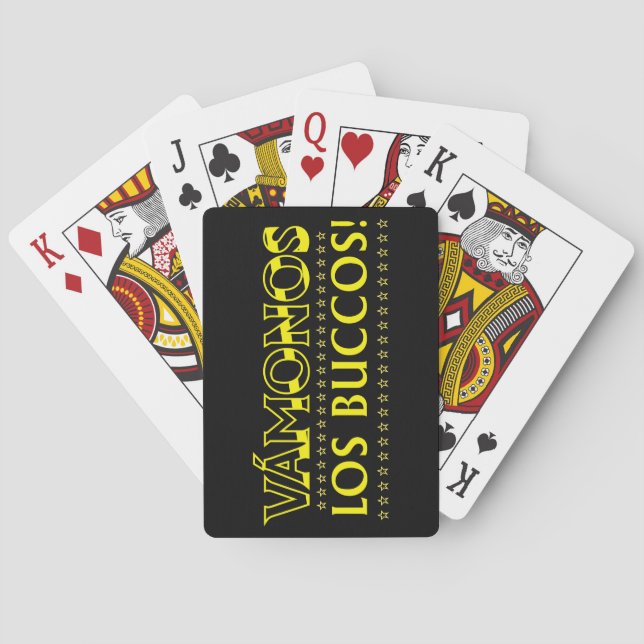 Baraja De Cartas ¡Vámonos Los Buccos! Póquer (Reverso)