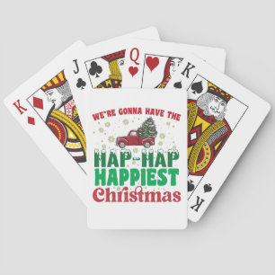 Baraja De Cartas Vamos a tener la Navidad más feliz 