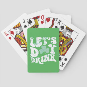 Baraja De Cartas Vamos a tomar el día en St Patrick Paddy con encan