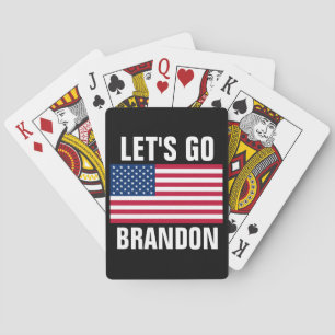 BARAJA DE CARTAS VAMOS LAS TARJETAS DE JUEGO DE BANDERA BRANDON