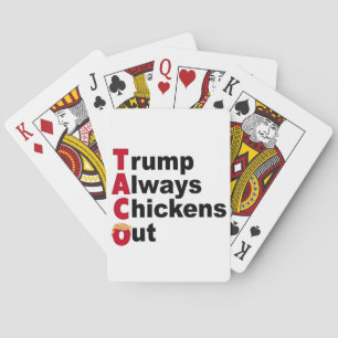 Baraja De Cartas Vamos TACO Trump siempre se ríe