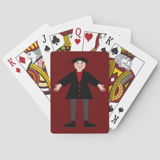 Baraja De Cartas Vampiro de Cute Halloween (Reverso)