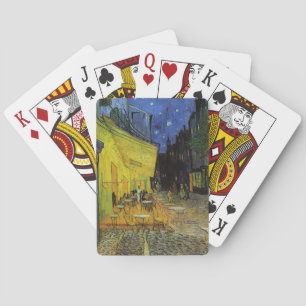 Baraja De Cartas Van Gogh; Cafe Terrace de noche