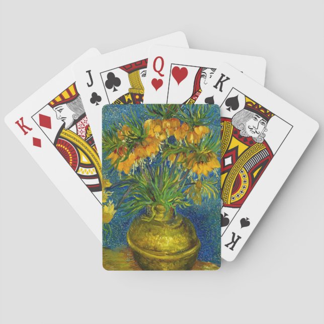 Baraja De Cartas Van Gogh Imperial Fritillaries (Reverso)