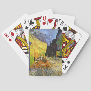 Baraja De Cartas Van Gogh - terraza del café en la noche