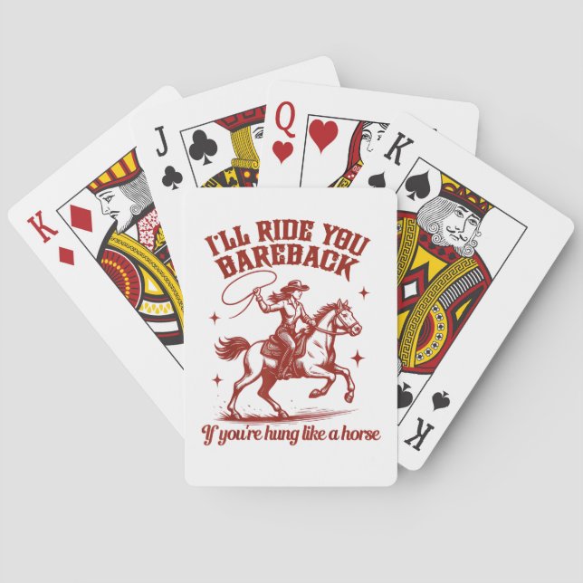 Baraja De Cartas Vaqueiras del Oeste Salvaje Oeste  (Reverso)