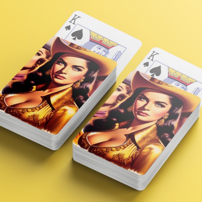 Baraja De Cartas Vaqueiras Retro Hermosas (Subido por el creador)