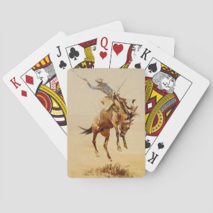Baraja De Cartas Vaquero en un caballo desbocado #2 de Edward Borei