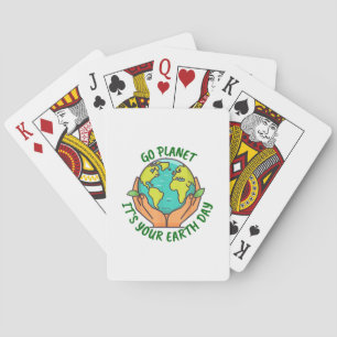 Baraja De Cartas Vayan al planeta, son sus mujeres, Día de la Tierr