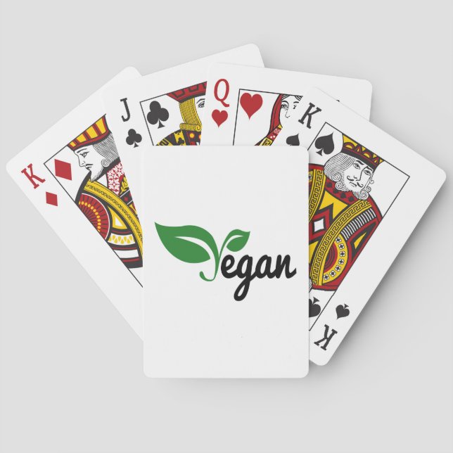 Baraja De Cartas Vegano (Reverso)