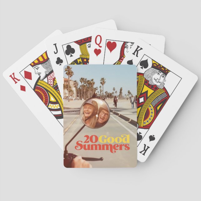 Baraja De Cartas Veinte Buenos Veranos (Reverso)
