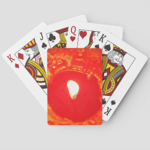 Baraja De Cartas Velas rojas, llamas, velas, Navidades amados