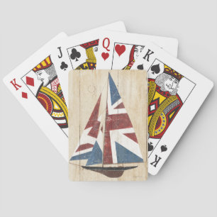 Baraja De Cartas Velero británico de la bandera