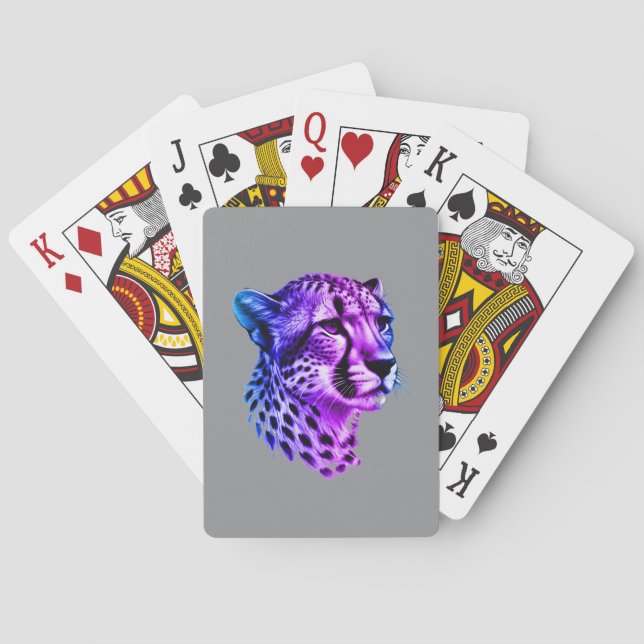 Baraja De Cartas Velocidad Neon (Reverso)