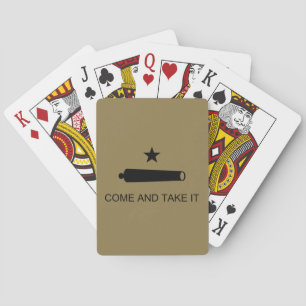 Baraja De Cartas ¡Ven Y Tómalo! Bandera de batalla del estado de Te