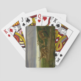 Baraja De Cartas Venado en la pradera (por William Holbrook Beard)