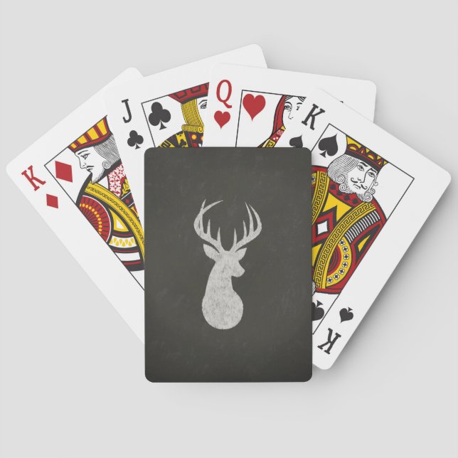 Baraja De Cartas Vendedor Con Antlers Chaling Drawing (Reverso)