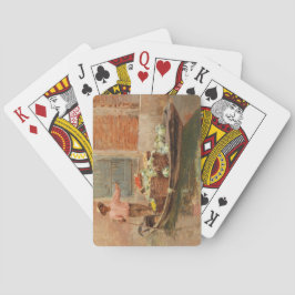Baraja De Cartas Vendedor de verduras en Venecia (por Vincenzo Capr