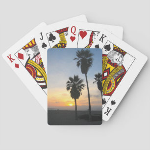 Baraja De Cartas Venecia Beach California Sunset Souvenir