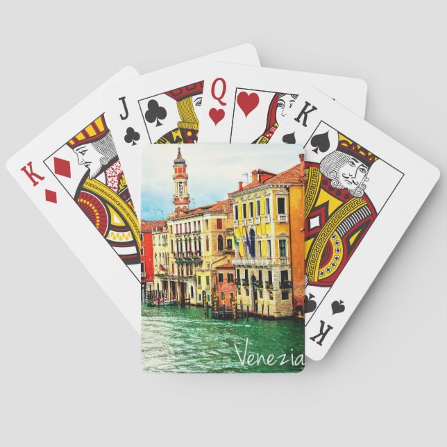 Baraja De Cartas Venecia - Italia (Reverso)
