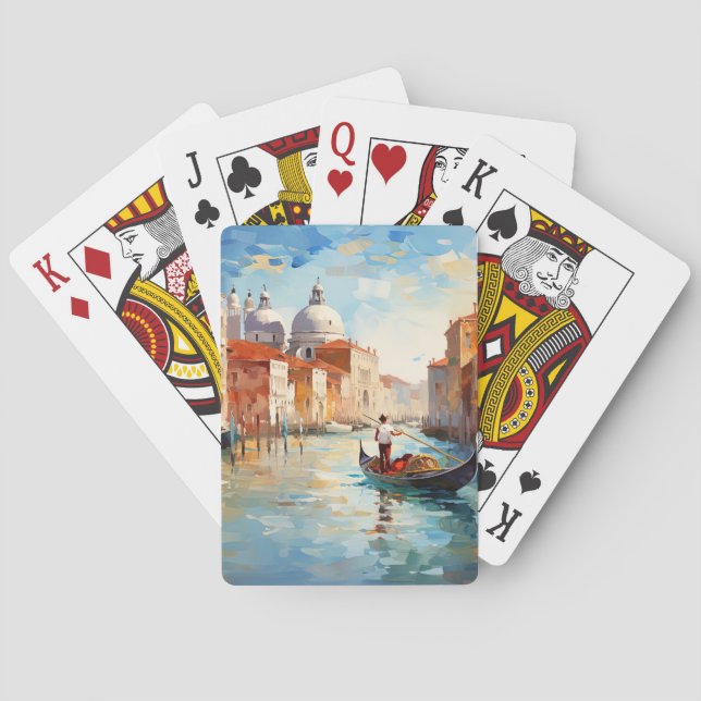 Baraja De Cartas Venecia, Italia (Reverso)