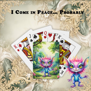 Baraja De Cartas Vengo en paz... probablemente.