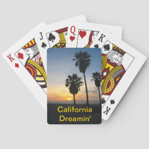 Baraja De Cartas Venice Beach California Sunset