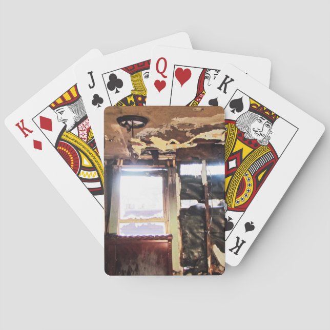 Baraja De Cartas Ventana de la pobreza (Reverso)